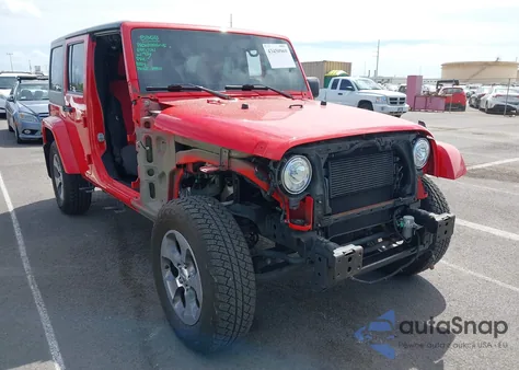 2018 Jeep Wrangler Jk Unlimited Sahara 4X4 from USA, damaged, VIN 1C4BJWEGXJL937520